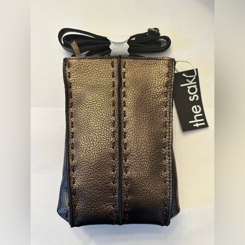 The Sak Los Feliz leather mini crossbody- Bronze